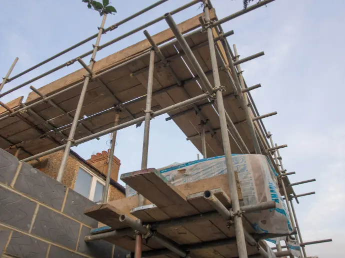 extension d'une terrasse suspendue