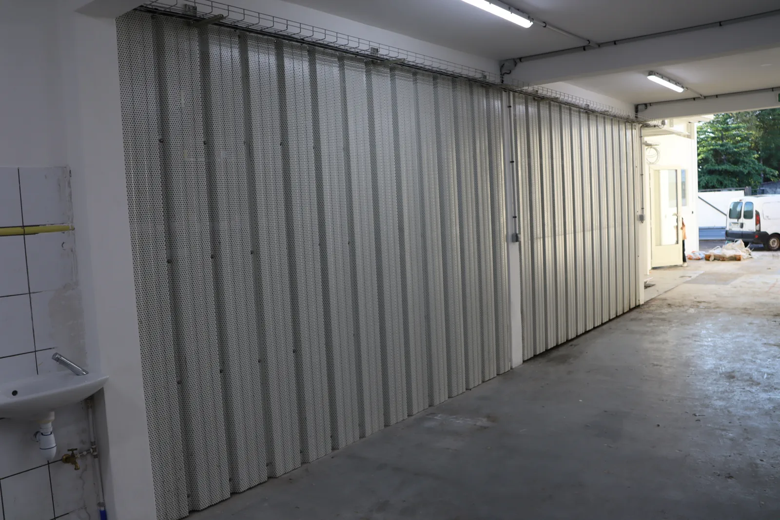 Intérieur de l'atelier terminé